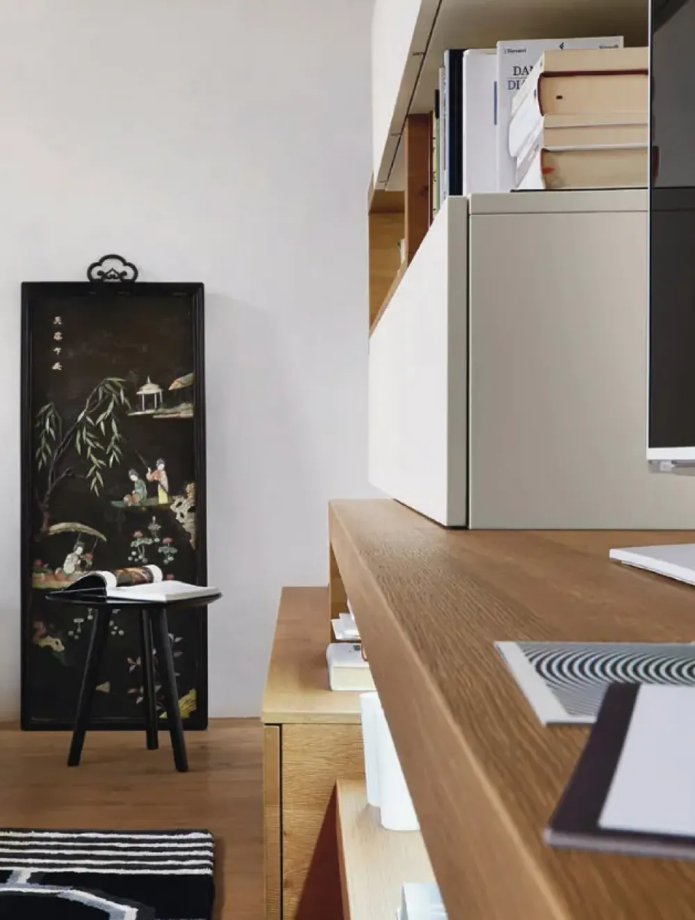 Sangiacomo Soggiorno completo Lampo di in laccato opaco a prezzo scontato- Soggiorni Completi