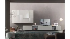 Soggiorno completo Lampo  di in laccato opaco in Offerta Outlet^Sangiacomo Sale