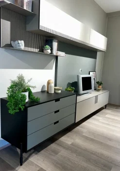 Soggiorno completo Living modello time di in stile moderno a prezzi outlet^Tomasella Online