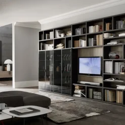 Outlet Soggiorno completo Logico26 di in laminato opaco in Offerta Outlet Soggiorni Completi