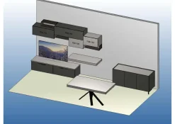 Soggiorno completo Luce  di in laminato opaco in Offerta Outlet^Colombini Casa Outlet