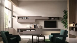 Orme Soggiorno completo modello Modulo  di in Offerta Outlet- Soggiorni Completi