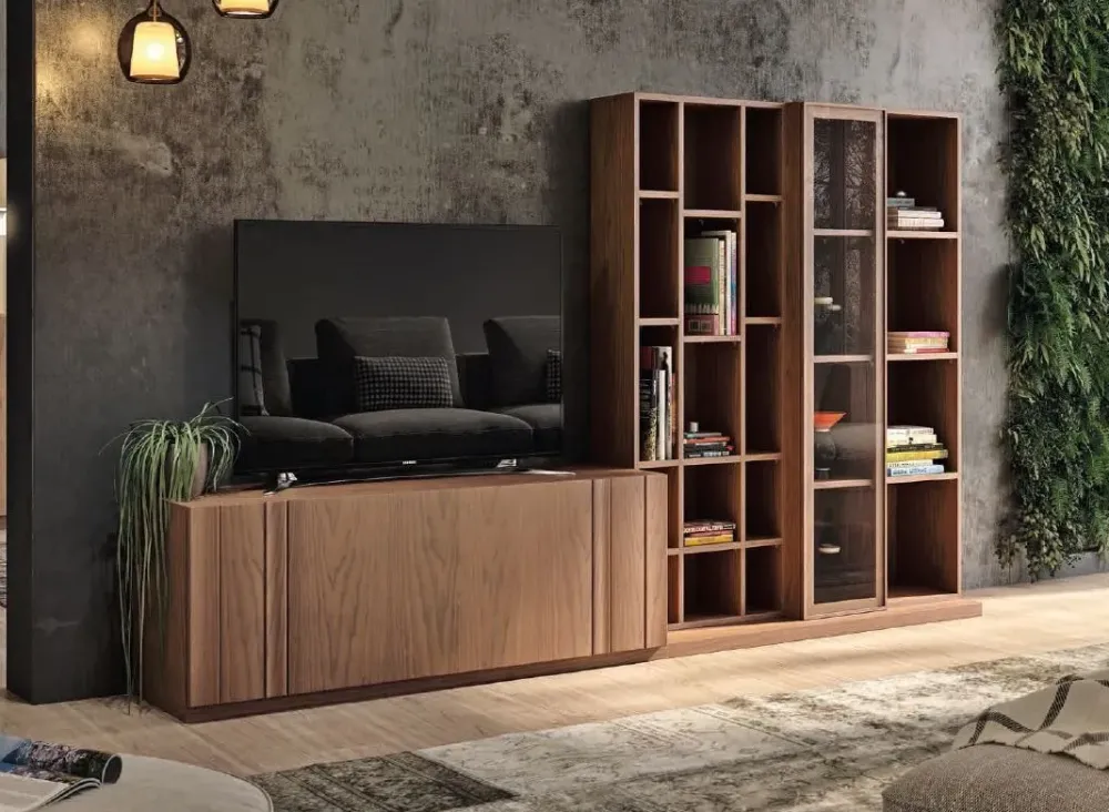 Mobilificio Bellutti Soggiorno completo Modello nova di in legno a prezzo scontato- Soggiorni Completi