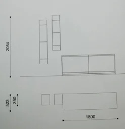 Orme Soggiorno completo modello day 140 di a prezzo Outlet- Soggiorni Completi