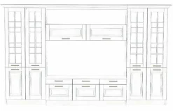 Soggiorno completo modello Mobile living asolo di in Offerta Outlet^Arredo3 Sale