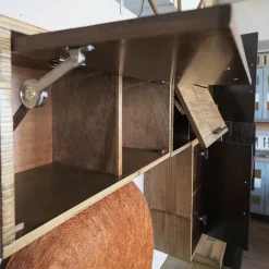 Bortoli Soggiorno completo modello Composizione soggiorno  bambu miele e black  di a prezzo scontato- Soggiorni Completi