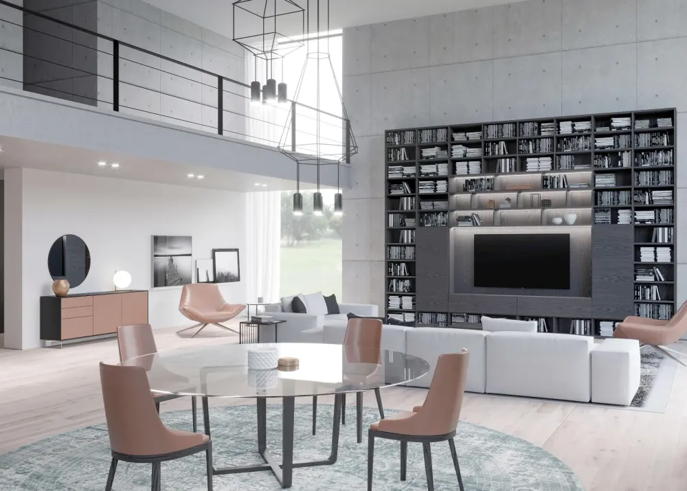 Artigianale Soggiorno completo modello Vania in stile design di a PREZZI OUTLET approfittane ora!- Soggiorni Completi