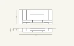 Orme Soggiorno completo modello Day * in stile design di a PREZZI OUTLET- Soggiorni Completi