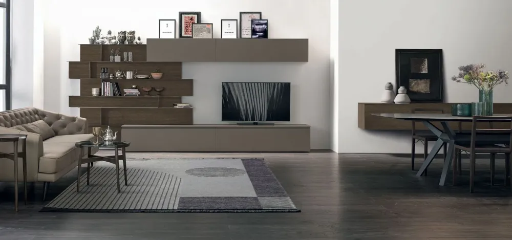 Tomasella Soggiorno completo modello A062 in stile moderno di a PREZZI OUTLET- Soggiorni Completi