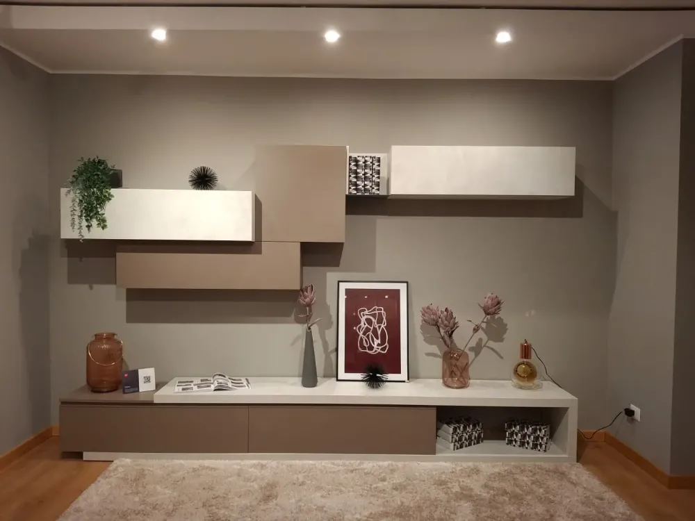 Online Soggiorno completo modello Momenti di a prezzo Outlet Soggiorni Completi