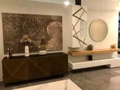 Voltan Soggiorno completo modello Living decoro di in Offerta Outlet- Soggiorni Completi