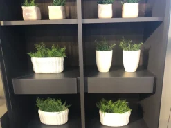 Sangiacomo Soggiorno completo Modo di in laccato opaco in Offerta Outlet- Soggiorni Completi