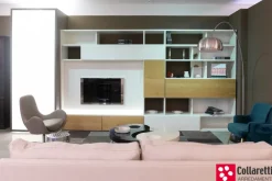 Sangiacomo Soggiorno completo modo di in laccato opaco a prezzo scontato- Soggiorni Completi