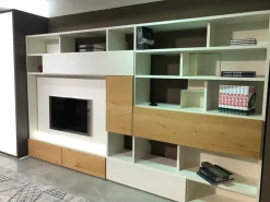 Sangiacomo Soggiorno completo  modo di in laccato opaco a prezzo scontato- Soggiorni Completi