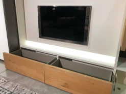 Sangiacomo Soggiorno completo  modo di in laccato opaco a prezzo scontato- Soggiorni Completi