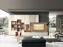 Soggiorno completo Modo di in laccato opaco a prezzo scontato^Sangiacomo Best