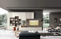 Sangiacomo Soggiorno completo Modo m5c64 di in stile moderno con forte sconto- Soggiorni Completi