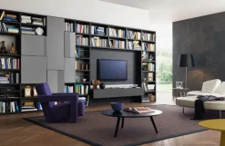 Sangiacomo Soggiorno completo Modo m5c54 di in legno in Offerta Outlet- Soggiorni Completi