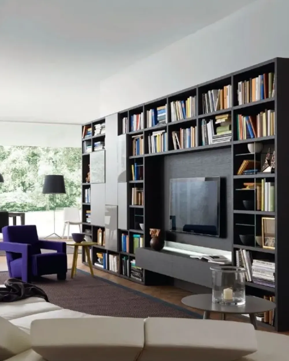 Sangiacomo Soggiorno completo Modo m5c54 di in legno in Offerta Outlet- Soggiorni Completi