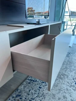 Soggiorno completo Modulart di in laccato opaco a prezzo scontato^Presotto Outlet