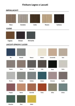 Orme Soggiorno completo day 19 di in laminato materico a prezzo Outlet- Soggiorni Completi