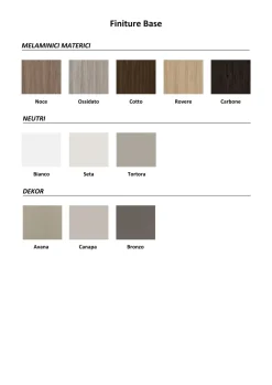 Orme Soggiorno completo day 19 di in laminato materico a prezzo Outlet- Soggiorni Completi