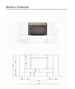 Discount Soggiorno completo day 07 di in stile moderno con forte sconto Soggiorni Completi