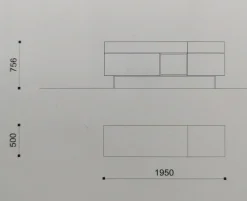 Hot Soggiorno completo day 145 di in laminato materico a prezzo Outlet Soggiorni Completi