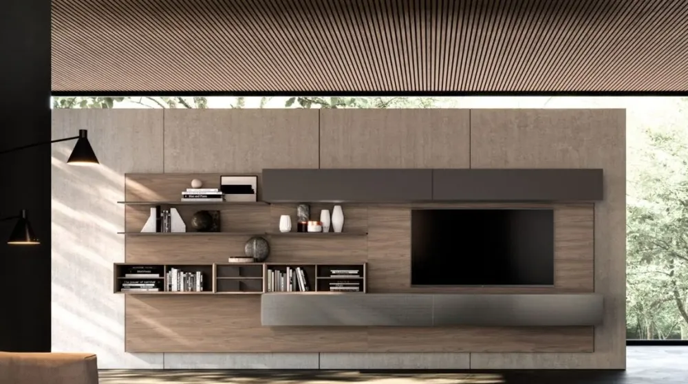 New Soggiorno completo day 22 di in laminato materico a prezzo scontato Soggiorni Completi