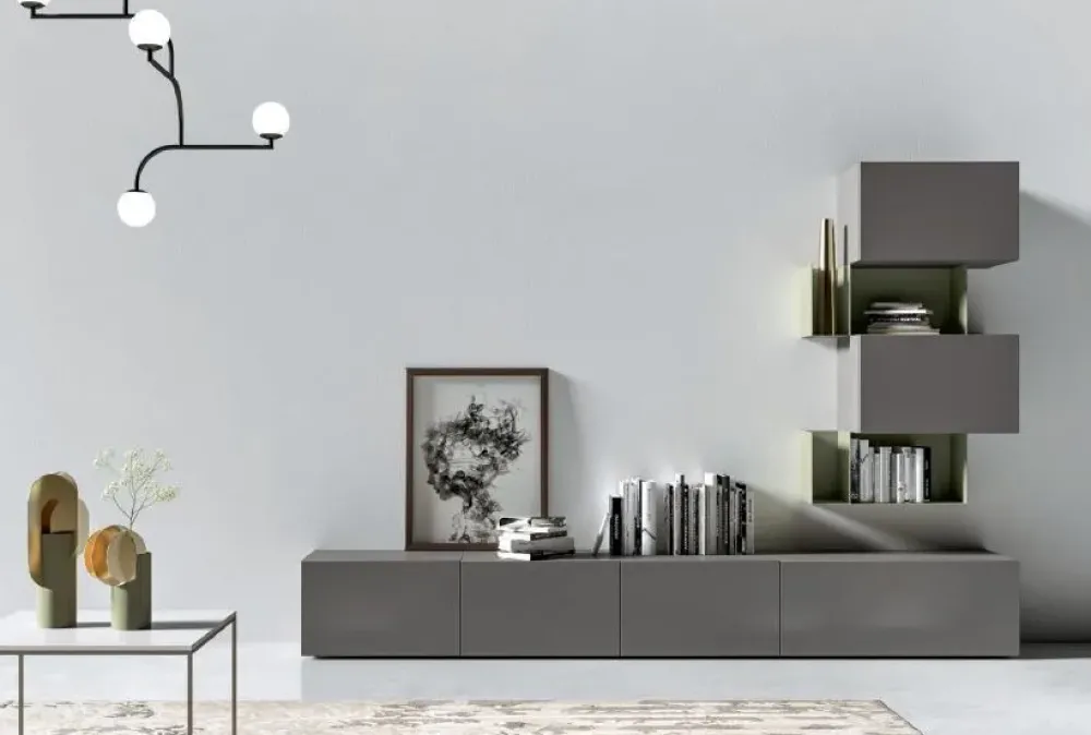 Clearance Soggiorno completo day 107 di in stile moderno a prezzi outlet Soggiorni Completi