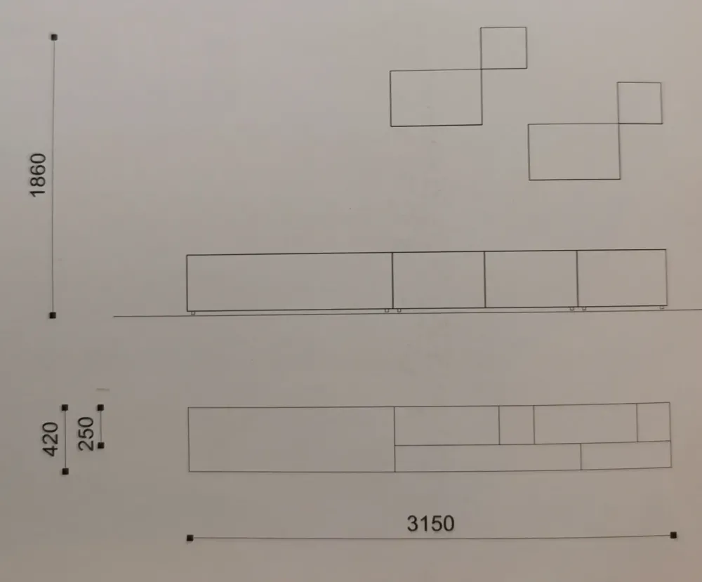 Soggiorno completo day 115 di in laminato materico a prezzo scontato^Orme