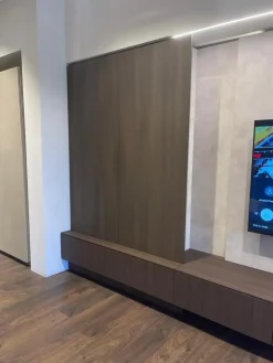 Modulnova Soggiorno completo Parete mh6 di in laminato materico a prezzo scontato- Soggiorni Completi