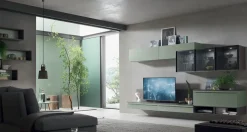 Hot Soggiorno completo Sa 1551 Maronese in laccato opaco a prezzo Outlet Soggiorni Completi