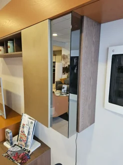 Mobilgam Soggiorno completo Soggiorno modello horizon di in laccato opaco a prezzo Outlet- Soggiorni Completi