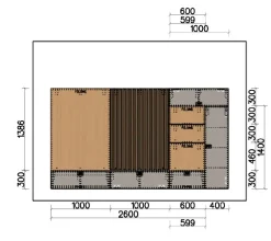 Best Soggiorno completo Spazio di in stile moderno con forte sconto Soggiorni Completi