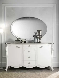 Sale Soggiorno completo Viola composizione 04 di in legno a prezzo Outlet Soggiorni Completi