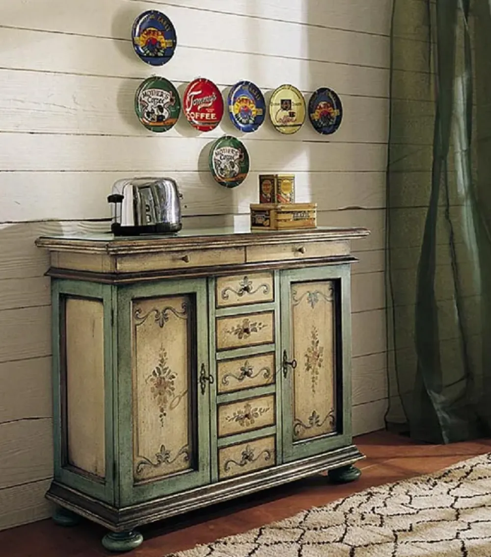 Collezione esclusiva Soggiorno Credenzina stile veneziano scontato del -30 %- Mobili Ingresso