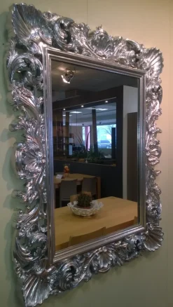 Outlet Specchiera Barocco argento Specchiere