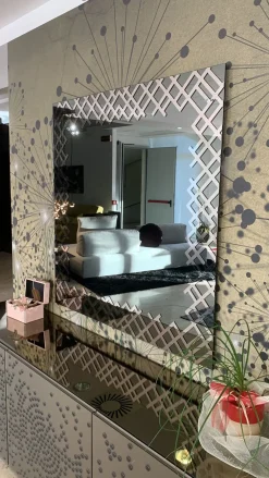 Specchiera in stile design Bronzo OFFERTA OUTLET Specchiere