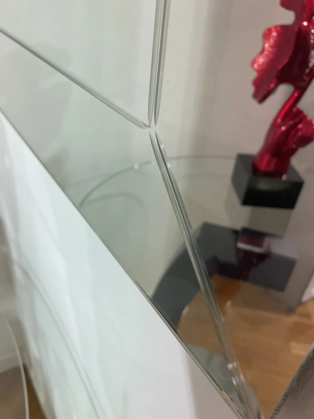 Best Specchiera Specchio molato con incisioni di a prezzi scontati Specchiere