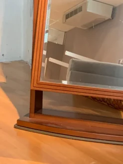 Specchio classico Specchiera reclinabile in noce di a prezzo scontato^Artigianale Sale