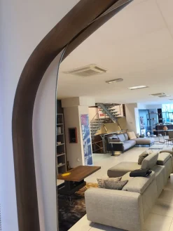 Ozzio Specchio design Golden wood di a prezzo scontato- Specchiere