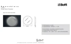 New Specchio design Specchio lotus di a prezzo Outlet Specchiere