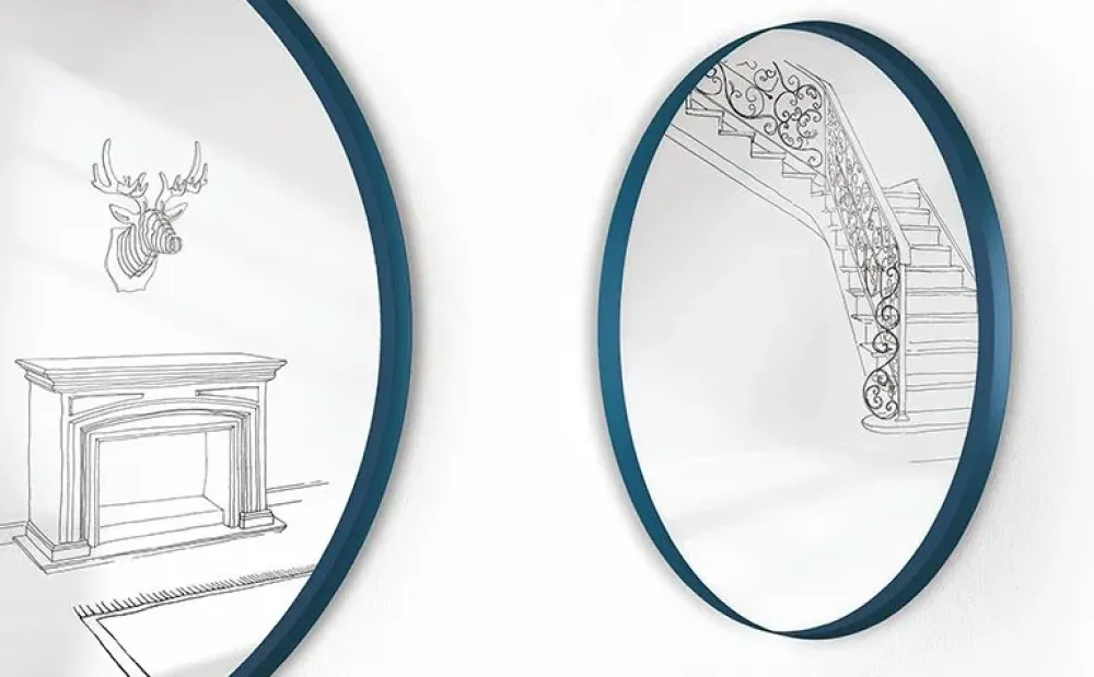 Specchio Fullmoon di in stile design SCONTATO^Minotti Italia Clearance