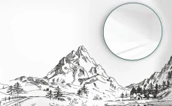 Specchio Fullmoon di in stile design SCONTATO^Minotti Italia Clearance