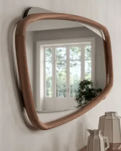 Discount Specchio Golden wood di in stile design SCONTATO  affrettati Specchiere