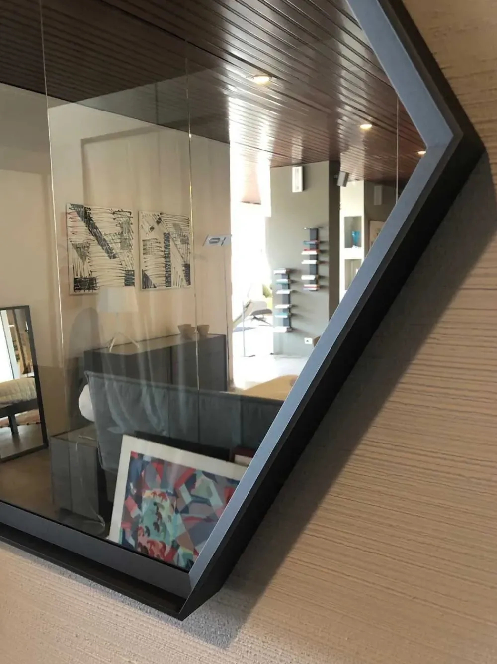 Alf Da Fre Specchio in stile design Esagona OFFERTA OUTLET- Specchiere