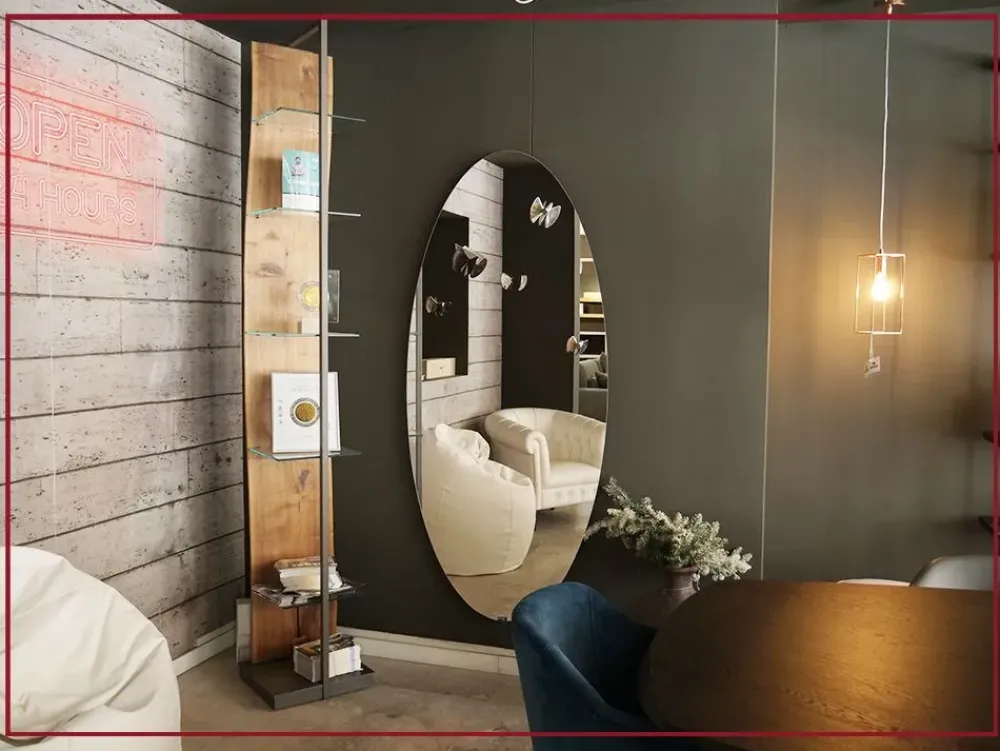 Mogg Specchio in stile design Bice OFFERTA OUTLET- Specchiere