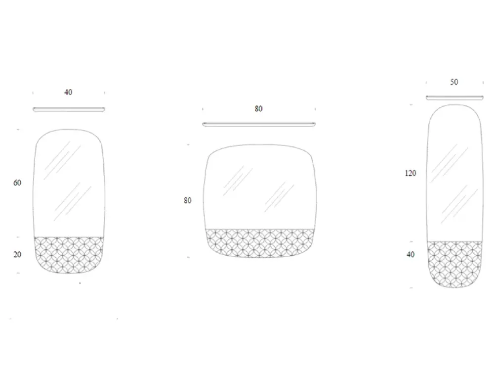 Specchio modello Marguerite di a prezzi convenienti^Tonin Casa Outlet