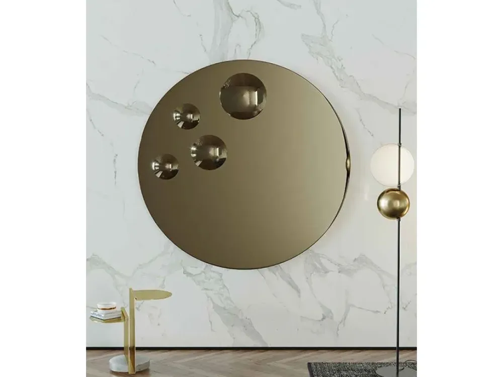 Artigianale Specchio modello Pallante di a prezzi outlet- Specchiere